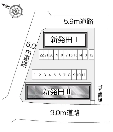 新発田市舟入町１丁目 月極駐車場